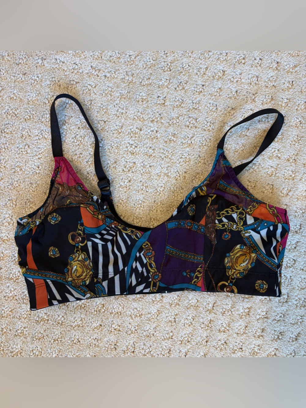 Adam Selman Sport - Multicolor Sports Bra (M)